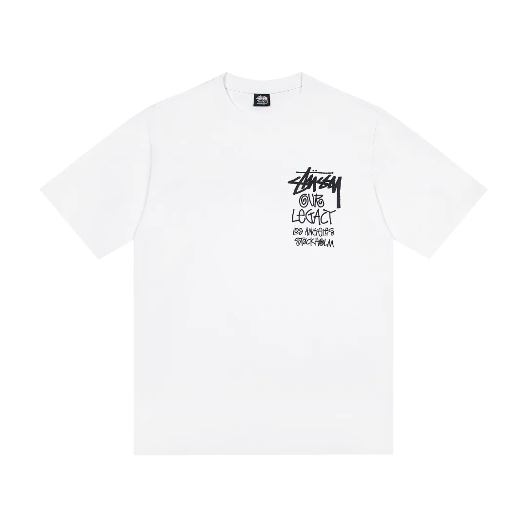 XY 112# P55 （In Stock ） Stussy x OUR LEGACY T Same Style ：Black White Size：S M L XL ： 260 ：